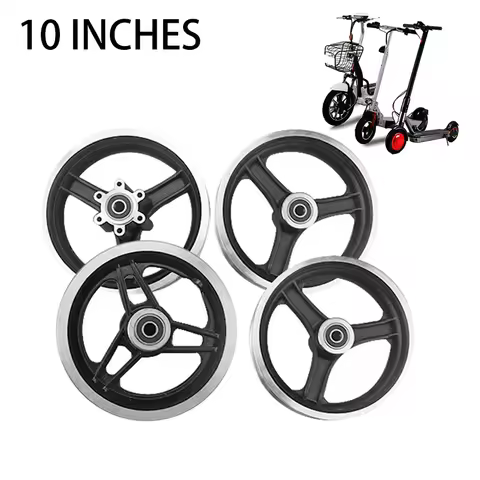 10 Inch 10x2 10x2.125 10x2.50 10x2.25 10x3.0 Tires Rims Electric Scooter Wheel Hub 10 Inch Aluminum 