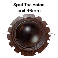 Promo Spull Horn TOA 100 200 Watt 6,6 cm 66 mm Spul speaker Sirine, Spool Diaphragm Membran Senken L