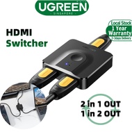 UGREEN HDMI Splitter 4K HDMI Switch for Xiaomi Mi Box Bi-Direction 1x2/2x1 Adapter HDMI Switcher 2 I