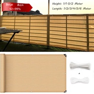 Thick Shade Cloth Beige  Windows Balcony Privacy Sun Shield