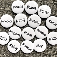 Mini pin button 32mm - 3 cm - fandom kpop edition by spaceofmi - pin brooch pin nct ateez boynextdoo