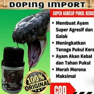 Black Viper Doping Ayam Aduan Terbaik Asli Original Import Isi 100 Pil