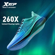 XTEP 260X Men Running Shoes Race Training Carbon Plate Marathon Running Shoe Rebound over 85% Strong