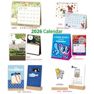(預訂)[日版] 2026 Calendar 月曆 - peter rabbit 彼得兔 比得兔 peterrabbit angel blue The bears school jackie bear