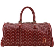 GOYARD Croix Jules 40 波士頓包，迷你波士頓包，PVC材質，紅色，手提包，A4尺寸，雙拉鍊，男女通用 [二手]
