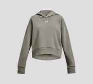 [UA]女童 Rival Fleece Crop 長袖帽T-優惠商品