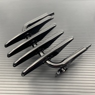 Gloss Black Detachable Stealth Mounting Luggage Rack For Harley Tou Street Electra Glide Road King FLHT FLHX 2009-2022