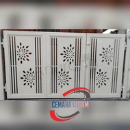 plat plasma cutting 15mm 20x80cm ornamen pintu pagar besi kanopi tempa klasik