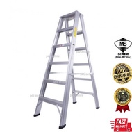 4--12 STEP HIGH QUALITY ALUMINIUM LADDER/ TANGGA ALUMINIUM (Single Sided/Double Sided)