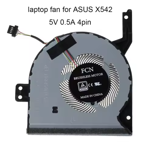 CPU Cooling Fans for ASUS Vivobook X542 X542BA X542UA X542UQ X542UR F580U 13NB0FD0T04111 13N1-26P021
