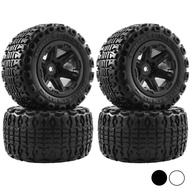 KKRC 1/16 MJX Hyper Go H16 16207 16208 16209 16210 4pcs 104mm Rubber Wheel Tire Tyre 12mm Hex 1:16 RC Car Upgrade Parts