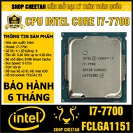 Intel CPU Core i7-7700 Chip | 3.60GHz | 4 cores 8 threads | 8MB Cache | 65W | Socket 1151 (disassemb