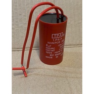 [Real photo] TPA capacitor 8uf -450v - pump capacitor 8uf, load voltage up to 450v, red capacitor