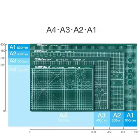 A1/A2/A3/A4 Oversize Double-sided Board Table Mat Cutting Backing Plate Desktop Office Manual Suppli