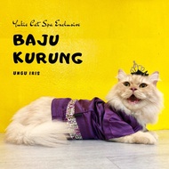 Baju Raya Kucing Ungu Iris