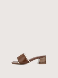Alaia Brown Heeled Sandals