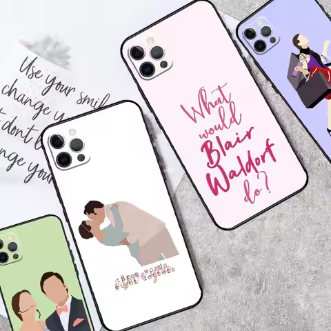 Blair Waldorf Chuck Gossip Girl Case For Samsung Galaxy S24 Ultra S20 S21 S22 S23 S25 Ultra S9 S10 P