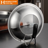 K-88/304Stainless Steel Cooking Pot Lid Universal Glass Household High Arch Heightened Wok Lid FALH