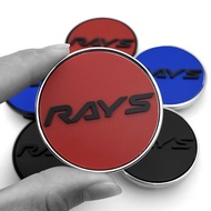 Durable Solid 53mm Outer 48mm Inner Rays Wheel Rim Center Cap Cover Rays Logo Wheels Centre Rim Cap