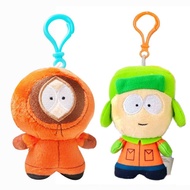 Cute Anime South Park Kyle Kenny Plush Keychain Keyring Keyholder Bag Chains Kids Stuffed Toy Doll