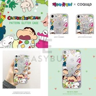 🇰🇷 Korea Crayon ShinChan Glitter Case 韓國 蠟筆小新 流沙 手機保護套（適用於多款手機型號） iPhone14 iPhone 14 iPhone13 iPhone12 iPhone1l iPhoneX iPhone8 iPhone7 iPhoneXR iPhoneXS 同時 適用於 三星 Samsung Galaxy S10 Galaxy S20 Galaxy S21 S22 S22 ultra A23 A32 A53 M33 最新款式 正貨 韓國直送