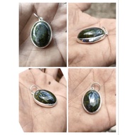 BATU TOK WALI@TABASHER IKATAN LOKET PERAK 925..SAIZ PERMATA 20SEN LAMA