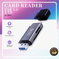 DAP D-CR02 USB3.0 high-speed mobile phone card reader multifunctional SD/TF memory card 3.0 universa