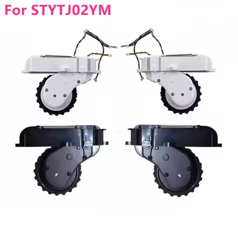 L+R Left and Right Wheels For Xiaomi Mijia Mop 2S stytj02ym 3C S10 B106CN MVXVC01-JG S12 T12 Robot V