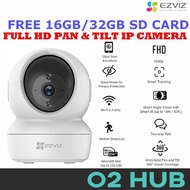 kamera EZVIZ C6CN C6N TY2 Full HD 1080P TY1 960P 32GB-256GB Pan & Tilt WiFi Home Security CCTV IP Ca