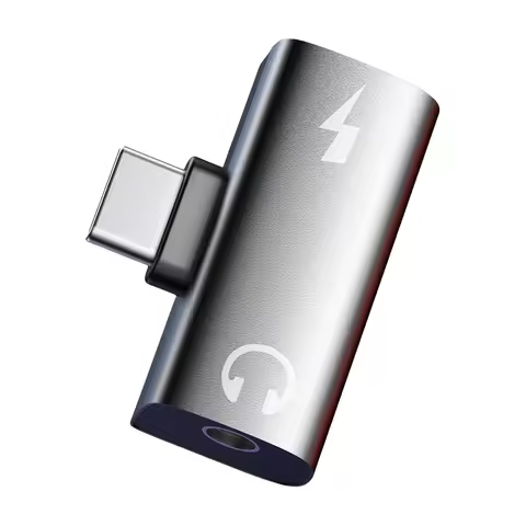 2-in-1 USB C To Aux Audio Jack Dongle Cable Cord with Aux Audio Jack PD 30W Audio Aux Adapter Type C