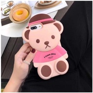 SAMSUNG J4 J6 J8 J4+ J6+ A6 A6+ J4 Plus J6 Plus A6 Plus 2018 4D TEDDY BEAR SOFTCASE/