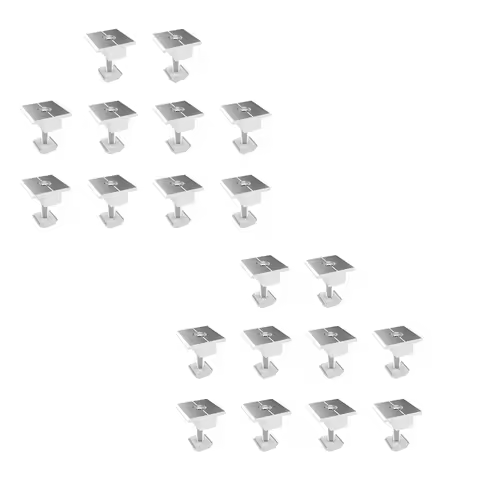 10Pcs Solar Clamp Adjustable Solar Panel Bracket Clamp Wide Photovoltaic Support For Solar Panel Sys