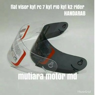 Flat helmet visor flat visor/ KYT rc7 flat visor/ KYT r10/ KYT k2rider/