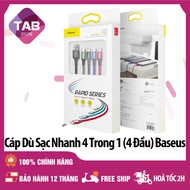Genuine Baseus 4-in-1 Fast Charging Cable (4 Heads) -