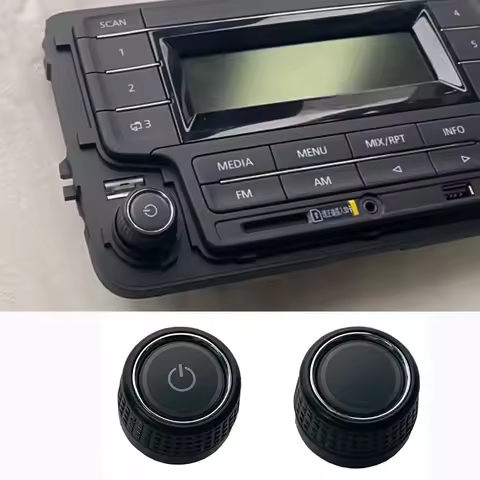 Car Navigation CD Player Knob Radio Rotary Switch Volume Switch Konb Accessories for Volkswagen Polo