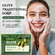 Olive Soap, Olive Essence Deep Nourishing, Gentle Cleansing Without Tightness, 3-In-1 Shampoo Body W