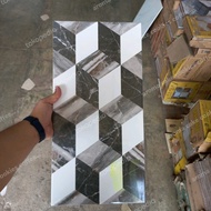 keramik dinding 25x50 kw3 abu hitam putih 3 dimensi