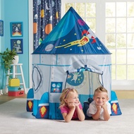 Rocket Ship Pop Up Kids Tent - Spaceship Rocket Indoor Playhouse Tent for Boys and Girls