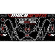 モトグラフィックス ボディパッド Front スズキ GSX-R600/750 タイプ NS009K MT-NS009K