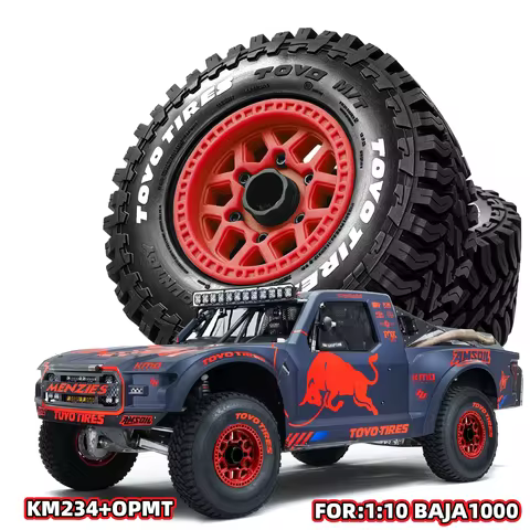 Short Truck Tires Wheels Tyre 12 14mm Hex for 1:10 RC Car Traxxas HSP HPI FS V5 RACING Slash Arrma B