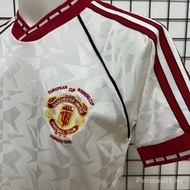 1991 Manchester United fan edition retro jersey, short-sleeved jersey E7ZX