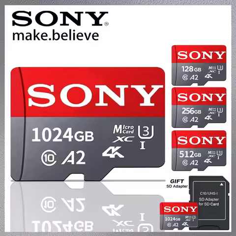 SONY Ultra Micro Mini SD Card 1TB 512GB SD Memory Card 128GB 256GB A2 U3 V30 TF Flash Cards For Phon