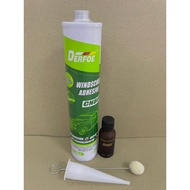 DERFOE CN800 GUM (WINDSCREEN SEALANT 300ML & WITH/PRIMER 30ML)