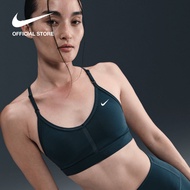 Nike Womens Indy V-Neck Light Support Sport Bra - Armory Navy