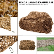 Jaring Kamuflase Militer Camouflage Net Survival Kain Penyamaran