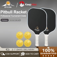 carbon fiber Pickleball Rackets Set Pickleball Paddle Set of 2 Rackets and 4 Pickleballs Balls Pick 