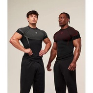 GYMSHARK Shark Onyx 5th generation fitness clothing sports training quick drying top American slim f