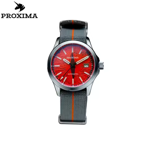 Proxima 2025 New PX1742 Oil Pressure Dial Full Luminous 39mm Dive Watch Luxury Men Watch 9015 Automa