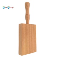 gangongPasta Making Board, Gnocchi Board, Beech Wood Gnocchi Board Butter Board Dough Scraper for Pa