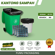 Kantong Plastik Sampah Trash bag Ukuran 30x40cm Trash Bag Hitam 30 micro